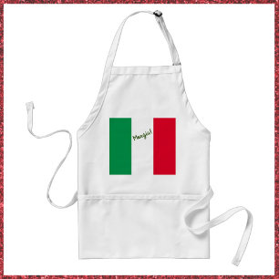 Delantal Bandera italiana de Mangia
