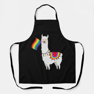 Delantal Bandera Lgbt Llama Lesbiana Gay