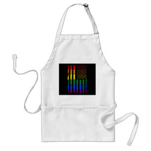 Delantal Bandera LGBT Mes del Orgullo Gay Transexual