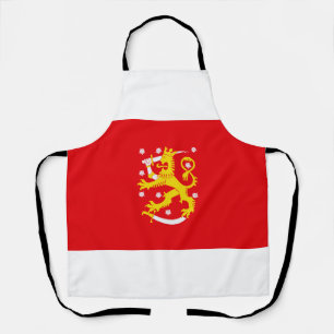 Delantal Bandera medieval de Finlandia