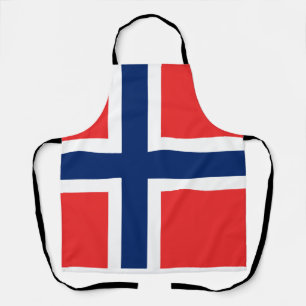 Delantal Bandera noruega en Apron de impresión en todo el 