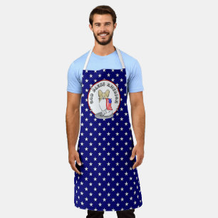 Delantal Bandera Patriótica Americana USA Papillon (limón) 