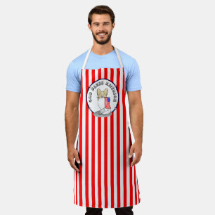 Delantal Bandera Patriótica Americana USA Papillon (limón)