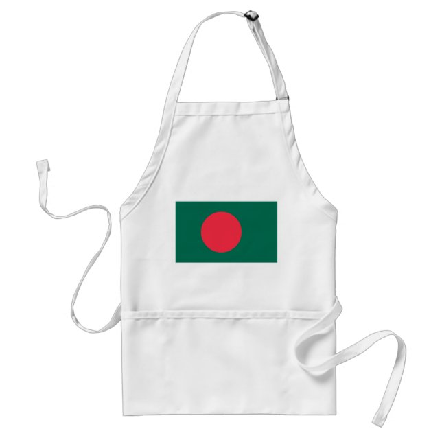 Delantal Bandera patriótica bangladesí (Frente)