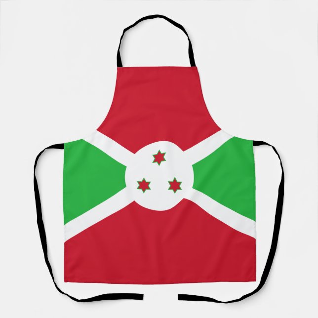 Delantal Bandera patriótica burundesa (Anverso)