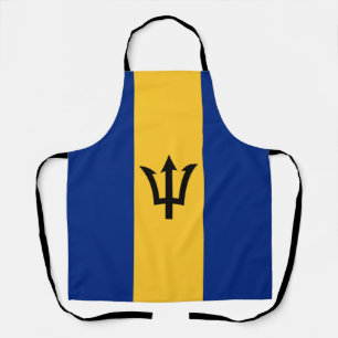 Delantal Bandera patriótica de Barbados