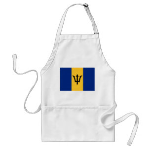 Delantal Bandera patriótica de Barbados
