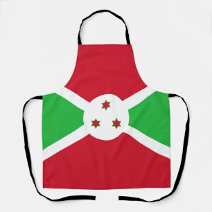 Delantal Bandera patriótica de Burundi