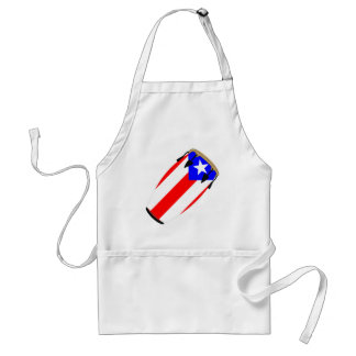 Delantal Bandera Puerto Rico del Conga