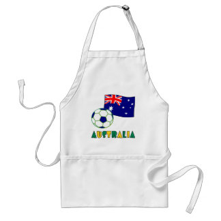 Delantal Bandera y pelota de fútbol australiana