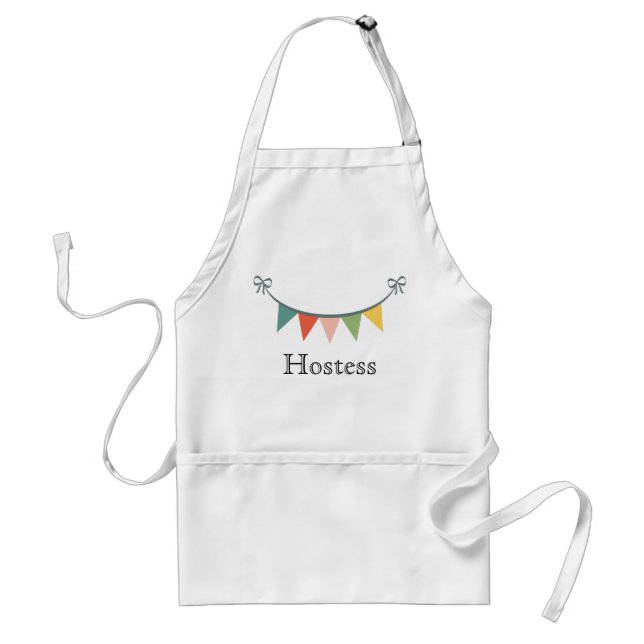 Delantal Banner Apron de Bunting Hostess personalizado (Frente)