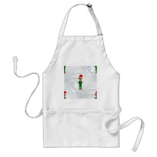 Delantal barack obama santa