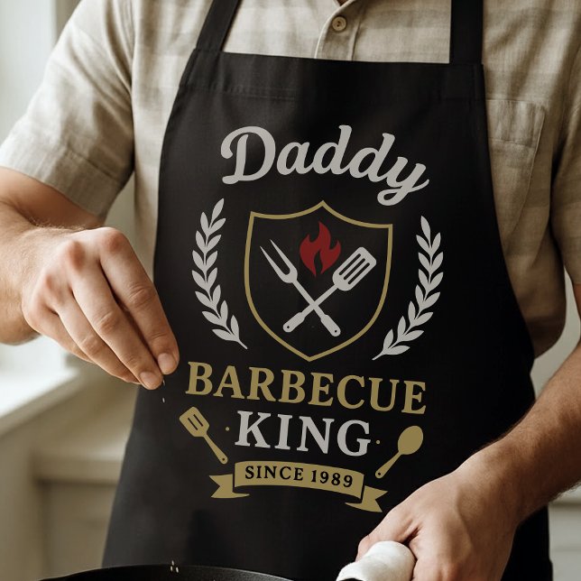 Delantal Barbacoa Antigua Rey Daddy BBQ (Subido por el creador)