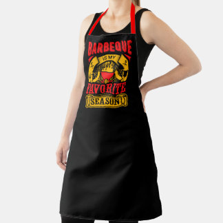 Delantal Barbacoa Es Mi Temporada Favorita Divertida Parril