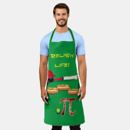 Delantal Barbeque Fun Hotdogs Baseball Appie Pie Apron
