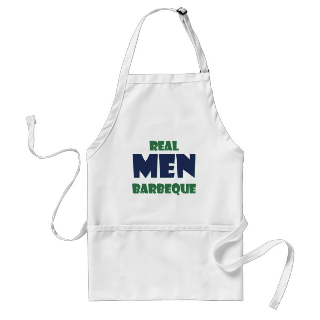 Delantal Barbeque Real Men (Frente)