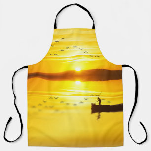 Delantal Barco de pescador tradicional Sunrise