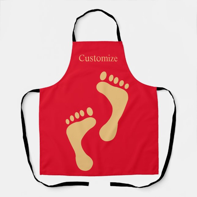 Delantal Barefoot Beach Bum Thunder_Cove   (Anverso)