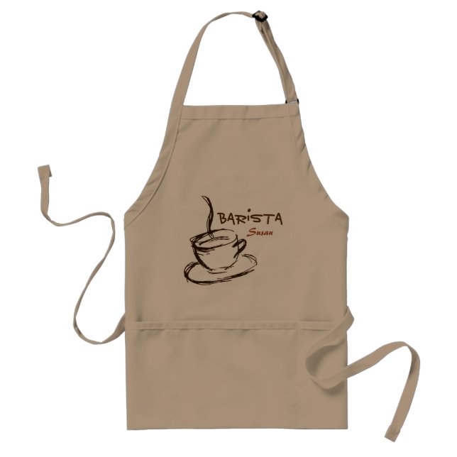 Delantal Barista Apron profesional personalizado (Frente)
