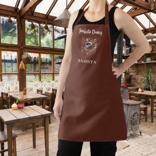 Delantal Barista café café café café café frijol guión de n