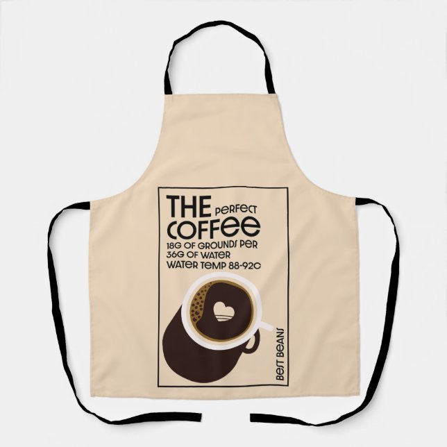 Delantal Barista Coffeeshop (Anverso)