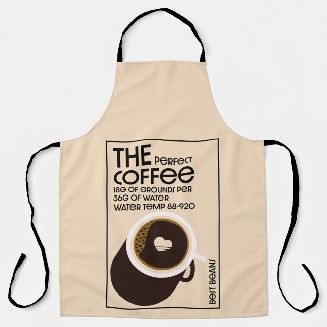 Delantal Barista Coffeeshop (Anverso)