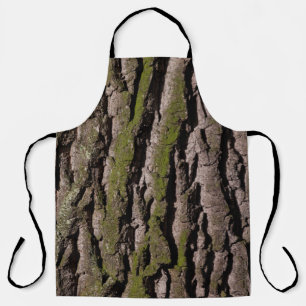 Delantal Bark tree oak moss trunk wood