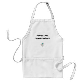 Delantal Barriga Llena, Corazón Contento Apron