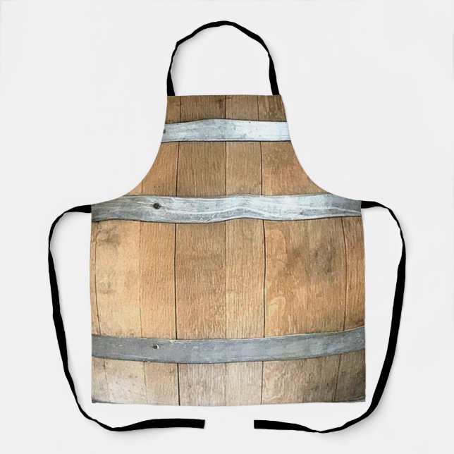 Delantal Barril de Whisky Rústico (Anverso)