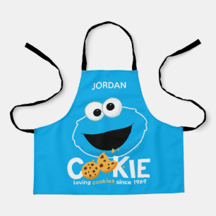 Delantal Barrio Sésamo   Monstruo de la cookie   Añadir su 