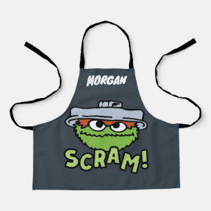 Delantal Barrio Sésamo   Oscar el Grouch Scram!   Añadir no