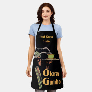 Delantal Barrios de Nueva Orleans, añadir texto, Apron