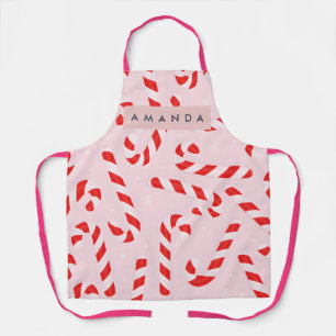Delantal Bastones de Caramelo Festivos Personalizados