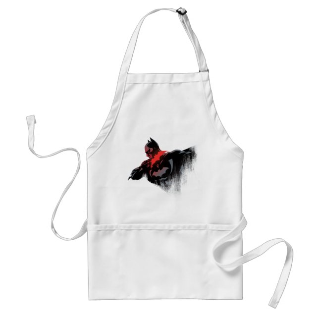 Delantal Batarang Carmesí de Batman (Frente)