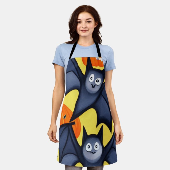 Delantal Batería y calabazas (Gastado)