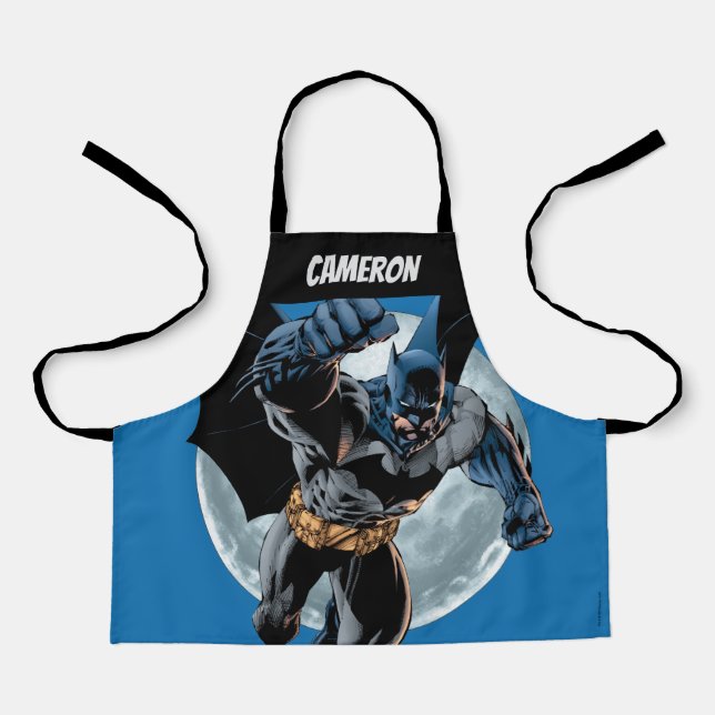 Delantal Batman con Luna (Anverso)