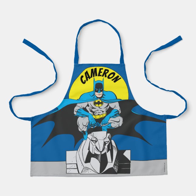 Delantal Batman Perches En León De Piedra (Anverso)