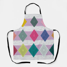 Delantal Bauhaus Diamond Quilt