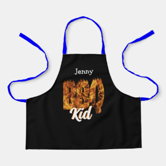 Delantal BBQ Kid Apron. ¡Personalizable. Amante de la barba