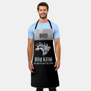 Delantal BBQ King, Bull Elk Apron