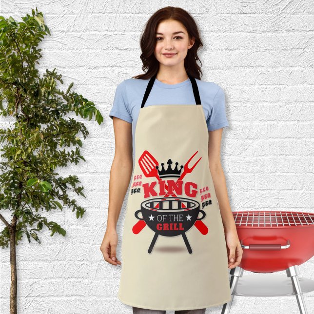 Delantal BBQ-King of the Grill (Subido por el creador)