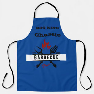 Delantal BBQ KING Texto editable