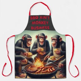 Delantal BBQ Monkey Business Apron