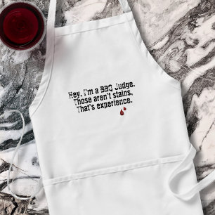 Delantal BBQ Stains VS Experience BBQ Juez Apron
