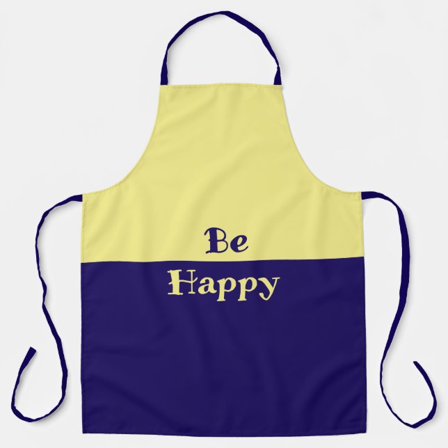Delantal Be Happy Apron (Anverso)