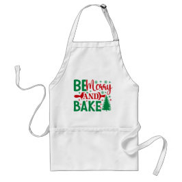 Delantal Be Merry and Bake Navidades