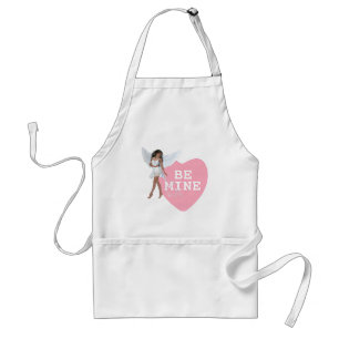Delantal Be Mine Heart Candy Black Hair Angel Design