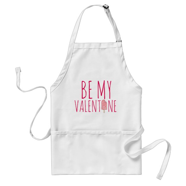 Delantal Be My Valentine Popsicle (Frente)