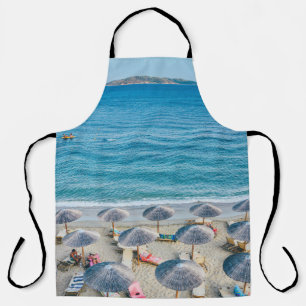 Delantal Beach lounge a orillas del mar