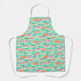 Delantal Beach Umbrella Apron | Regalo para Beach Lover Che